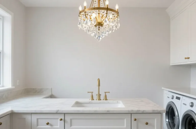 8 Laundry Room Chandelier Ideas for a Glam Touch Your Space Awakens