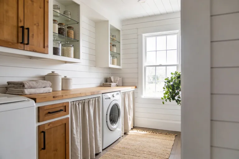 7 Cottage Laundry Room Ideas with Cozy Charm: Charming Solutions