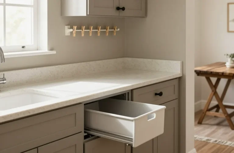 6 Laundry Room Counter Ideas for Extra Folding Space You’Ll Love